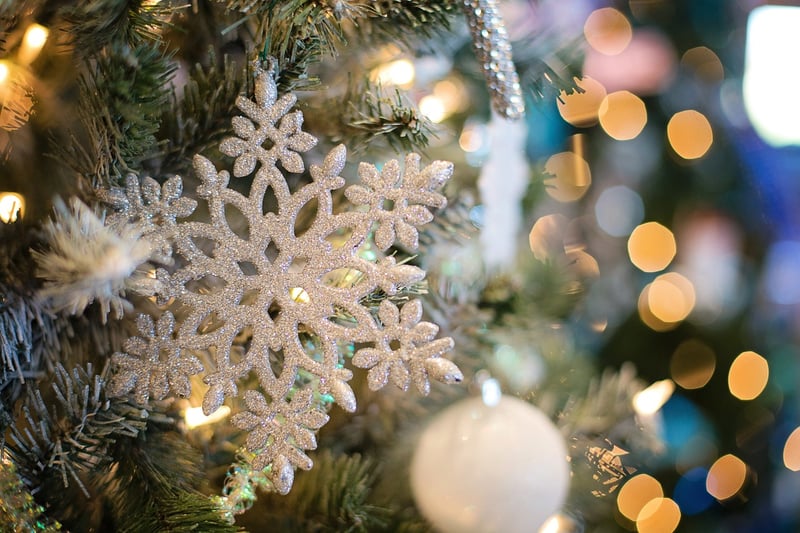 Christmas Decorations in Winter